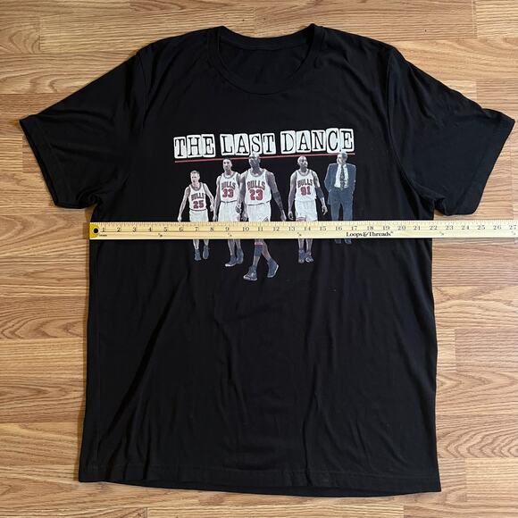 The Last Dance Chicago Bulls Tee L | Jordan Rodman Pippen 90s Vintage Graphic - Picture 4 of 4